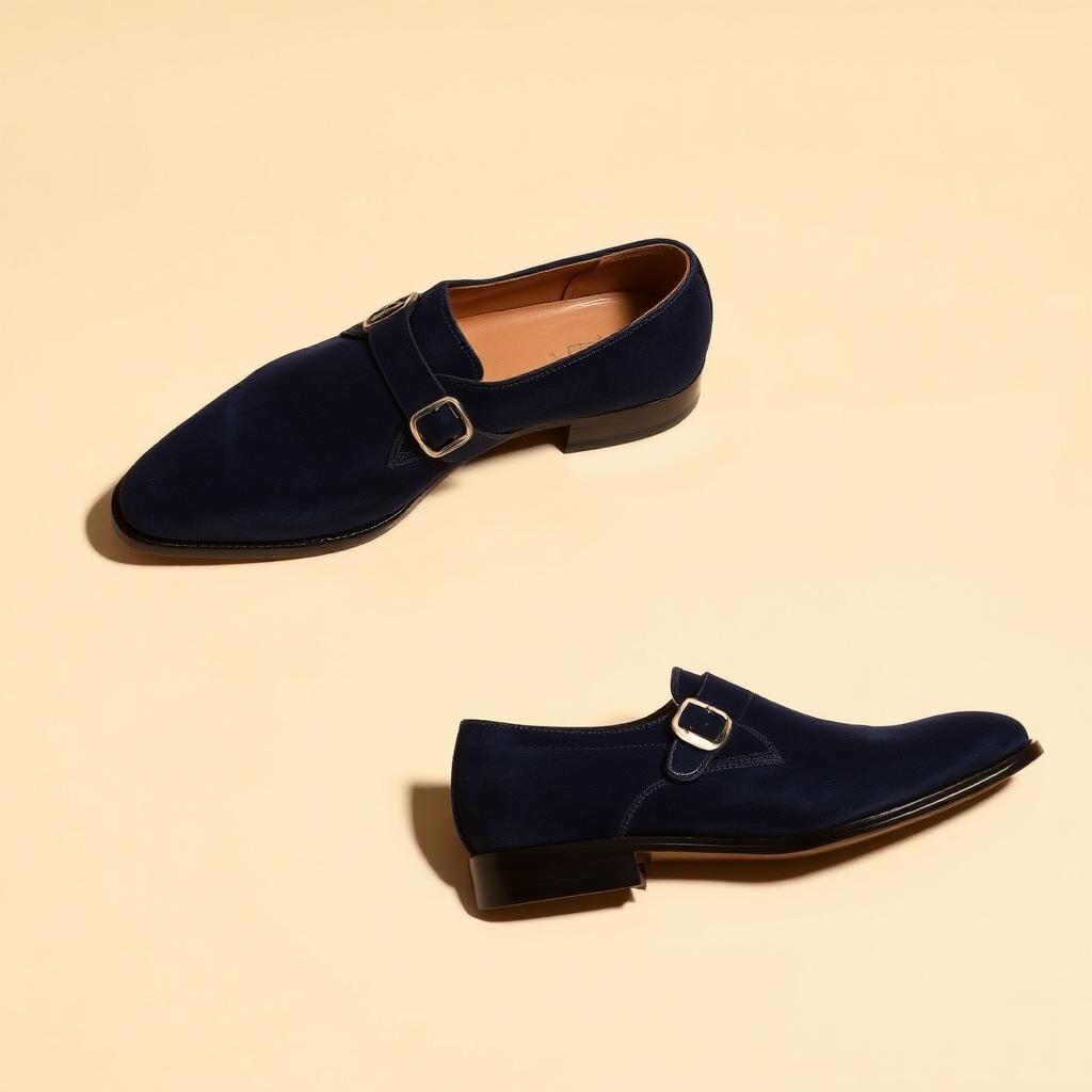 Navone Suede Monk Strap